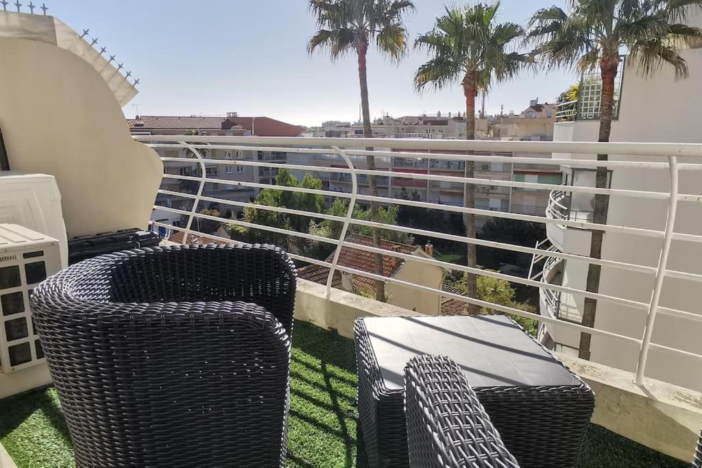 Cannes Pointe Croisette Studio Plage 2 Min A Pieds Kültér fotó