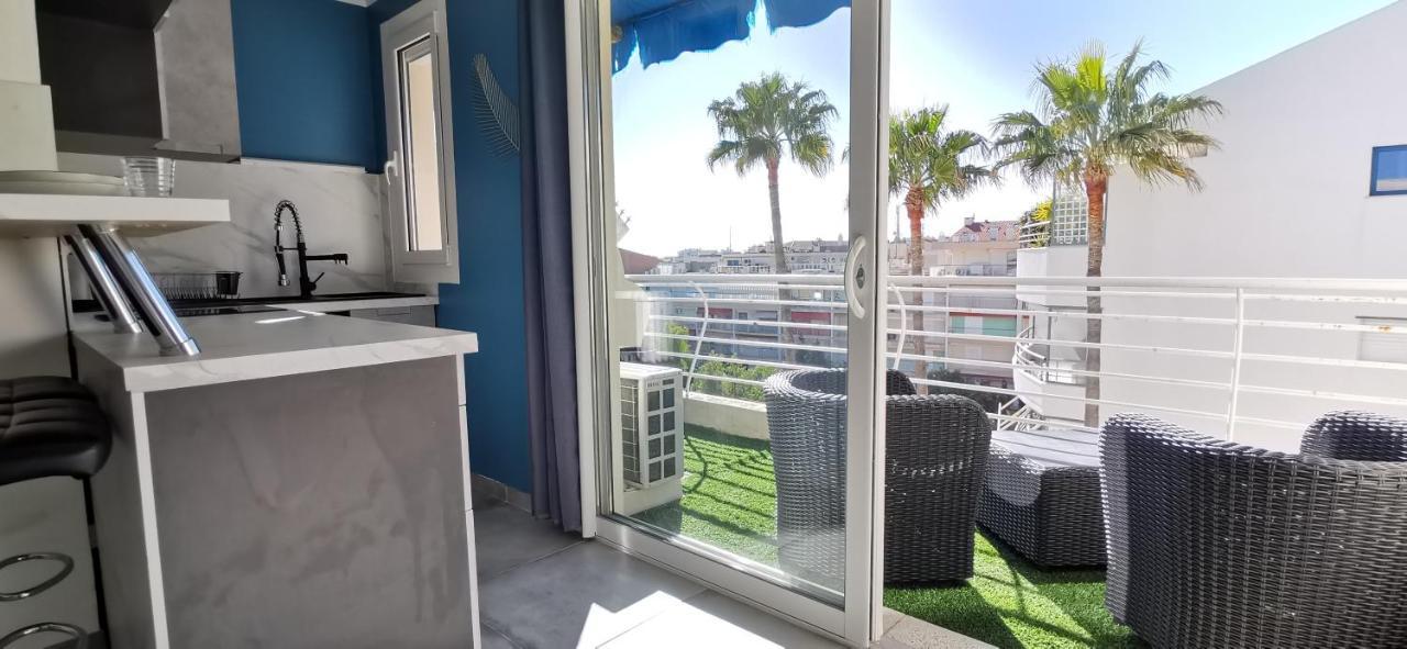 Cannes Pointe Croisette Studio Plage 2 Min A Pieds Kültér fotó